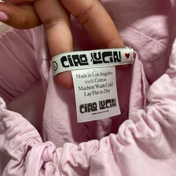 Ciao Lucia Ezio Top Baby Pink - Picture 3 of 5